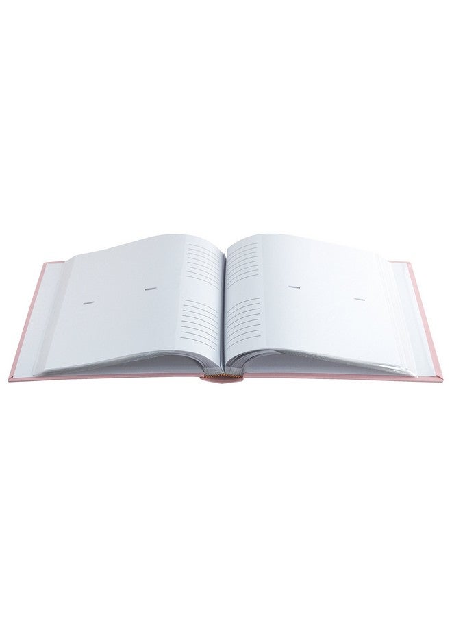 MCS 200-Pocket Fabric Baby 4x6 Photo Album with Writing Space, 8.5 x 8.5 Inches, Baby Pink - Image 3