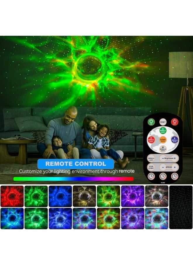 GGEROU 15 in 1 Astronaut Projector Light, Galaxy Star Night Light, Robot Projector Lamp Spaceman Starry Night Light, Timer & Remote Control, for Adult Kid's Bedroom Theater Living Ceiling Decor Best Gift  - Image 3