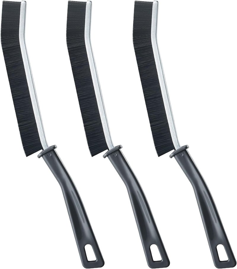 SIMESTICH Gap Cleaning Brush, Plastic Hard Bristle Cleaning Brush Tool for Household Use, Multifunctional Corner Cleaning Brush for Tiles, Bathroom, Kitchen, Toilet, Window Slots (3) - Image 1