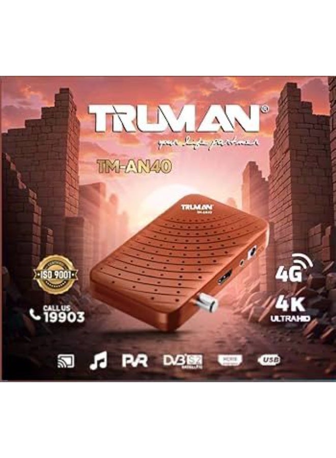 TRUMAN Small HD digital receiver with remote control model TM-AN40 - Image 2