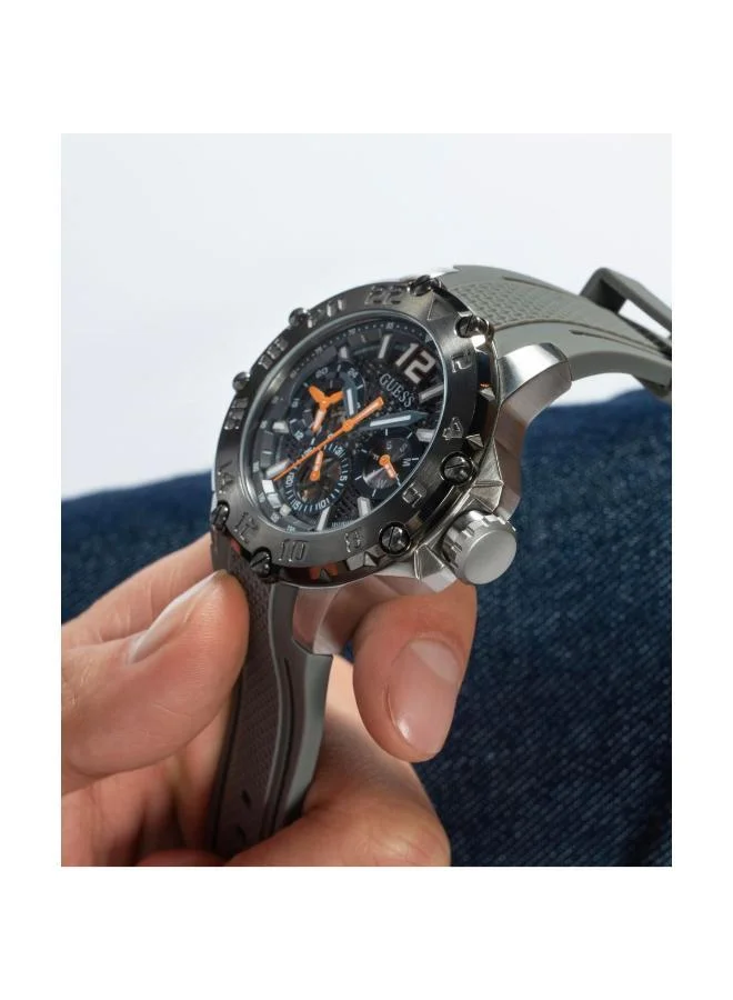 Guess  Mens Grey 2-Tone Multi-function Watch for Men | Best Price UAE