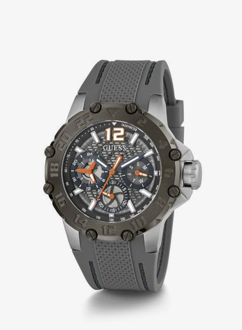 Guess  Mens Grey 2-Tone Multi-function Watch for Men | Best Price UAE