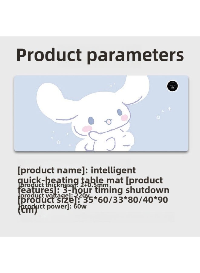 Heating Mouse Pad Office Shortcut Key Large Heating Warm Table Pad Student Writing Heating Pad Gift Wholesale-Color:330*800mm-Pattern:G-3538 Heating Pad - Image 5