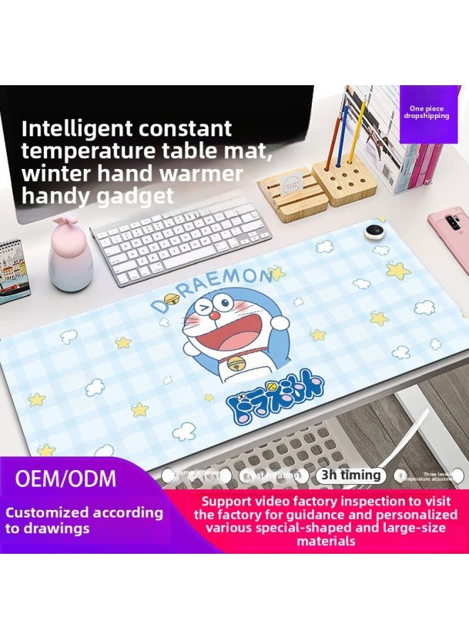 Heating Mouse Pad Office Shortcut Key Large Heating Warm Table Pad Student Writing Heating Pad Gift Wholesale-Color:330*800mm-Pattern:G-3538 Heating Pad - Image 2