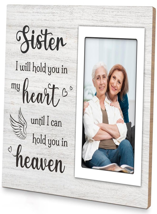 Milcier Loss of Sister Sympathy Gifts, In Loving Memory Picture Frame, Memorial Remembrance Condolences Gifts for Loss of Sister, Memorial Picture Frame Fits 4x6 In Photo - Image 1