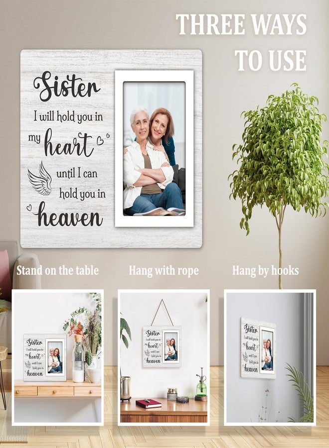 Milcier Loss of Sister Sympathy Gifts, In Loving Memory Picture Frame, Memorial Remembrance Condolences Gifts for Loss of Sister, Memorial Picture Frame Fits 4x6 In Photo - Image 5