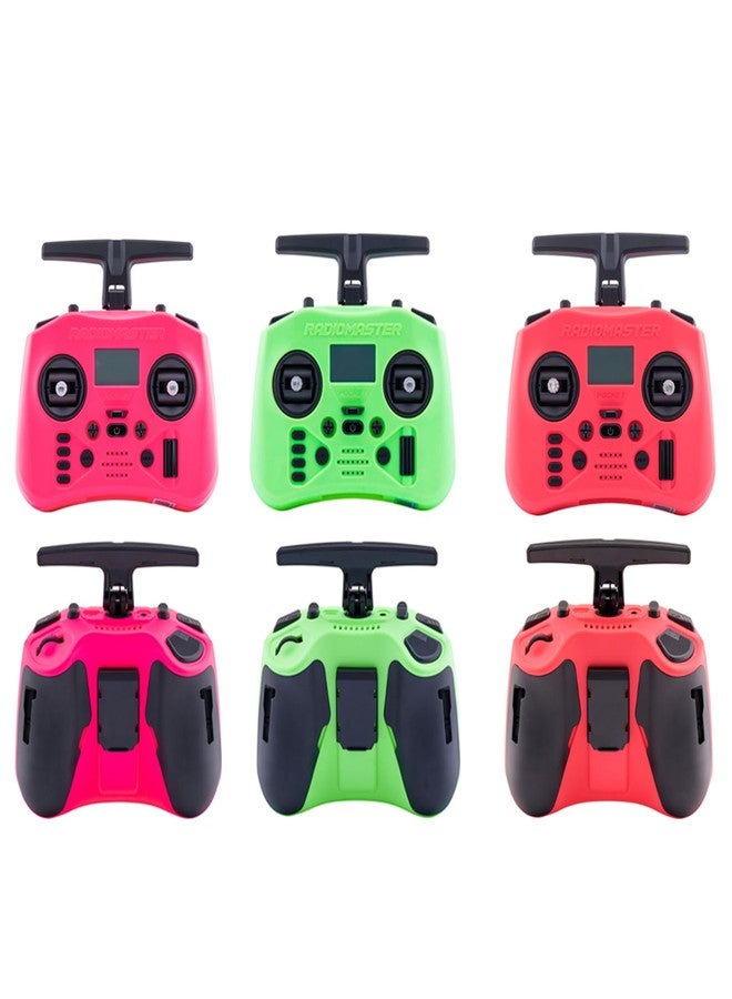 Radiomaster Pocket Crsuh 2.4GHz ELRS Hall Gimbal Transmitter Remote Control Portable Lightweight Foldable Antenna (ELRS Mode 2,Green) - Image 3