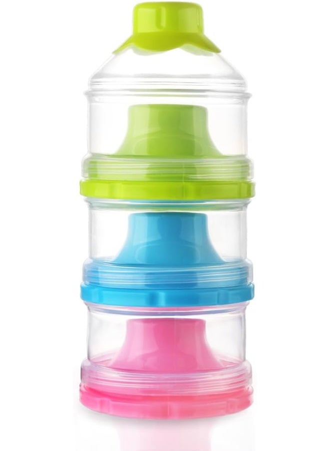 Accmor Baby Milk Powder Formula Dispenser, Non-Spill Stackable Snack Storage Container, BPA Free, 3 Feeds 1 pack AC8025 - Image 1