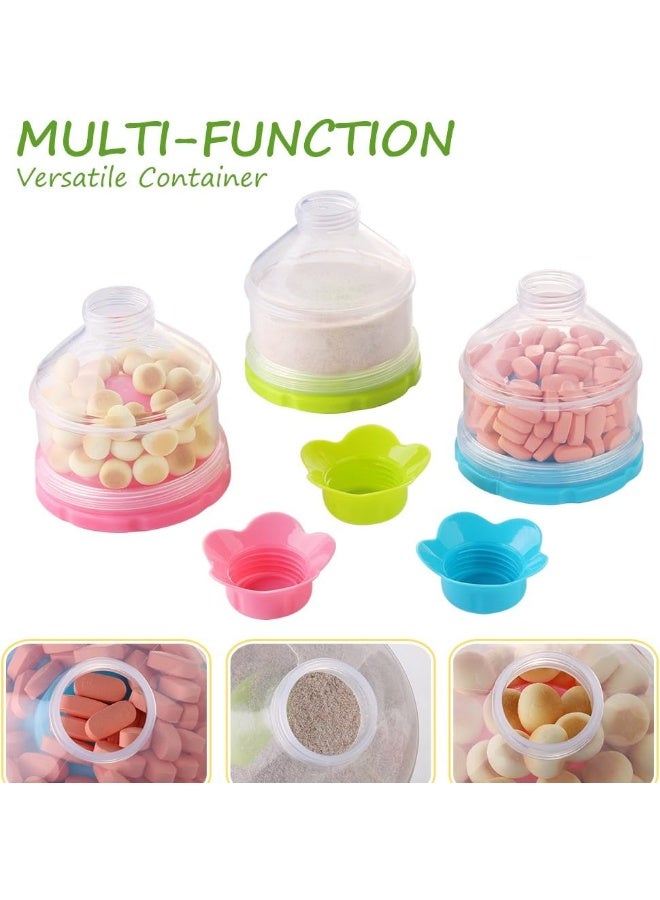 Accmor Baby Milk Powder Formula Dispenser, Non-Spill Stackable Snack Storage Container, BPA Free, 3 Feeds 1 pack AC8025 - Image 3