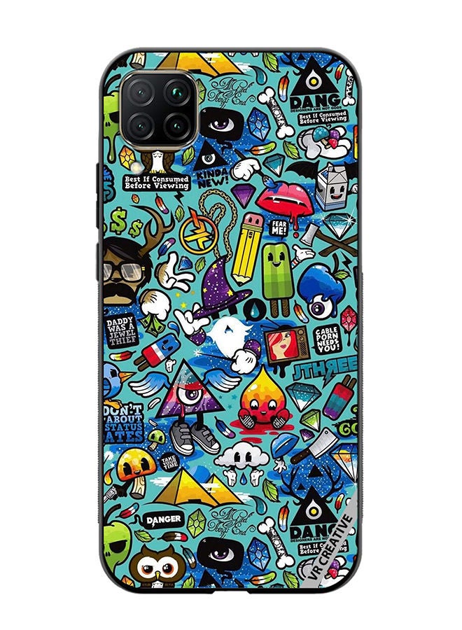 VR CREATIVE Protective Case Cover For Huawei Nova 7i/P40 Lite Design Multicolour - Image 1