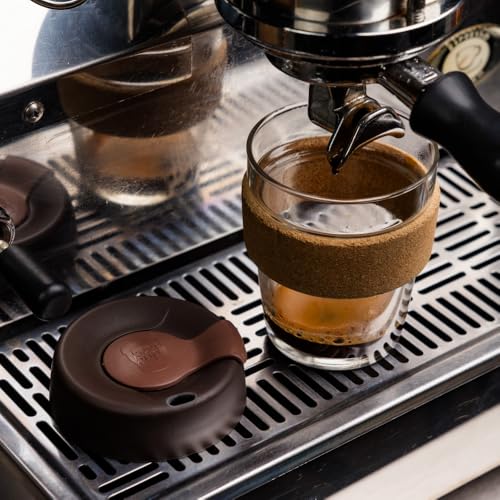 KeepCup Brew Cork - Reusable Coffee Cup Tempered Glass and Natural Cork, M 12oz/340ml - Press - Image 4