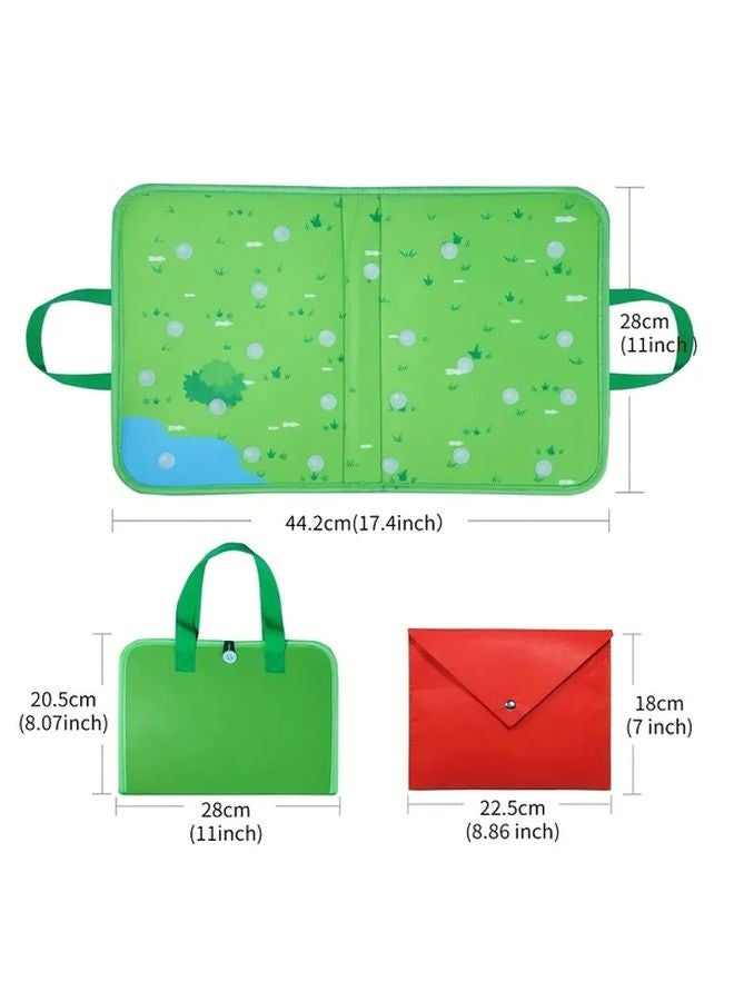 Arctic Marine Animals Felt Storyboard Set Educational Learning Board Wall Hanging Toy - Image 3