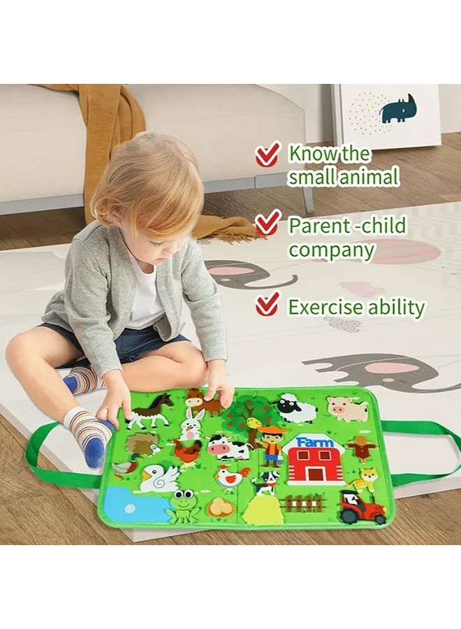 Arctic Marine Animals Felt Storyboard Set Educational Learning Board Wall Hanging Toy - Image 5