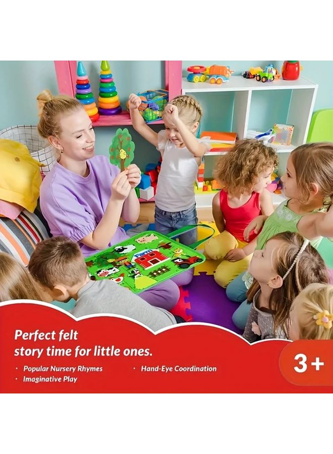 Arctic Marine Animals Felt Storyboard Set Educational Learning Board Wall Hanging Toy - Image 4