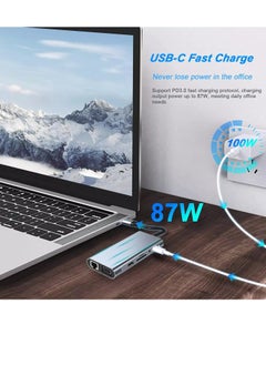 Generic USB C HUB 11 in 1 with 4K HDMI, VGA, Type C PD, USB3.0, RJ45 Ethernet, SD/TF Card Reader, 3.5mm AUX  - Image 3