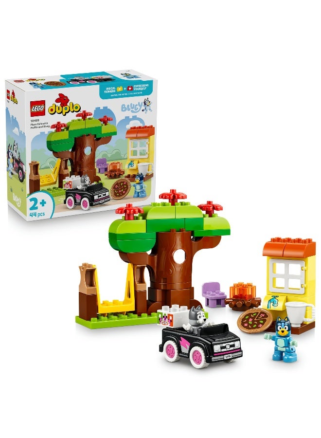 LEGO مجموعة ألعاب بناء LEGO DUPLO بلوى بيتزا الفتيات مع مافن وبلو 10469 (94 قطعة) - Image 1
