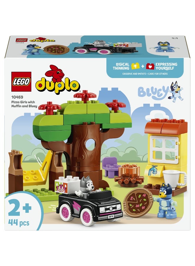 LEGO مجموعة ألعاب بناء LEGO DUPLO بلوى بيتزا الفتيات مع مافن وبلو 10469 (94 قطعة) - Image 2