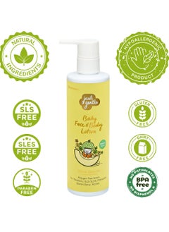 Just Gentle Organic Baby Moisturizing Lotion Melon - 97% Natural Ingredients, Hydrating Shea Butter & Aloe Vera, Suitable for Newborns, 200ml  - Image 4