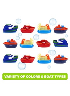 ginsey Idea Factory Color Changing Boat Bath Squirter Toys Party Favors Educational Bath Toys  - Image 4