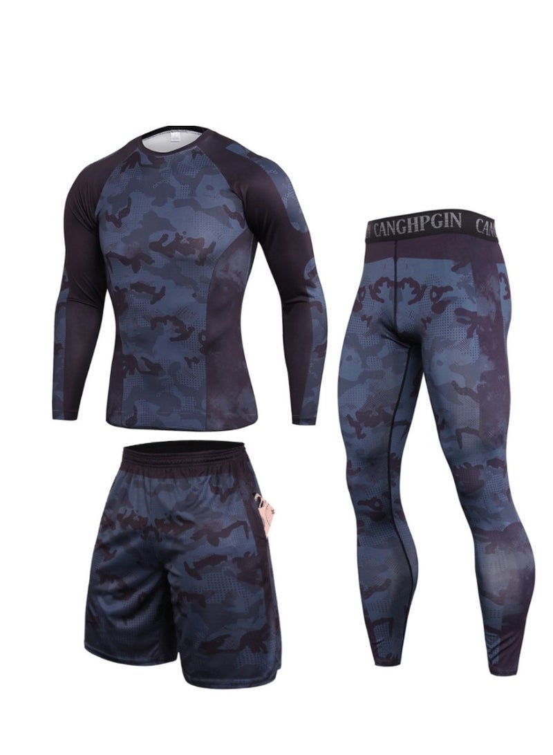 KUYING Men's Casual Sports Cycling Set 