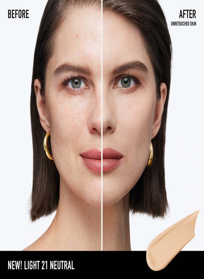 bareMinerals BAREPRO 24HR Matte Liquid Foundation SPF 20 – Light 21 Neutral | Full-Coverage Long-Wear Matte Foundation – 30 ml - Image 2