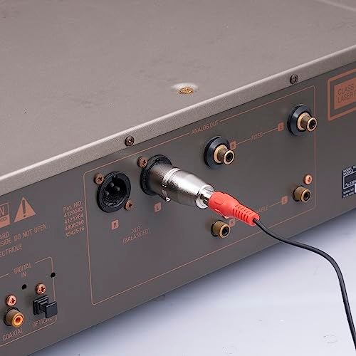 HUALEU 2Pack XLR Female to RCA Female Adapter Converter, Gender Changer Audio Coupler Connectors for Mixer, Recorder, Amplifier - Image 5