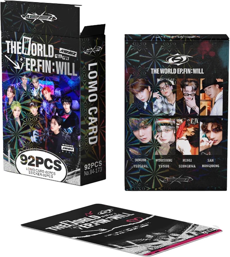 KPOPBP ألبوم KPOP THE WORLD EP.FIN: بطاقات صور WILL هدايا كيبوب للمعجبين مجموعة بطاقات ليمو - Image 3