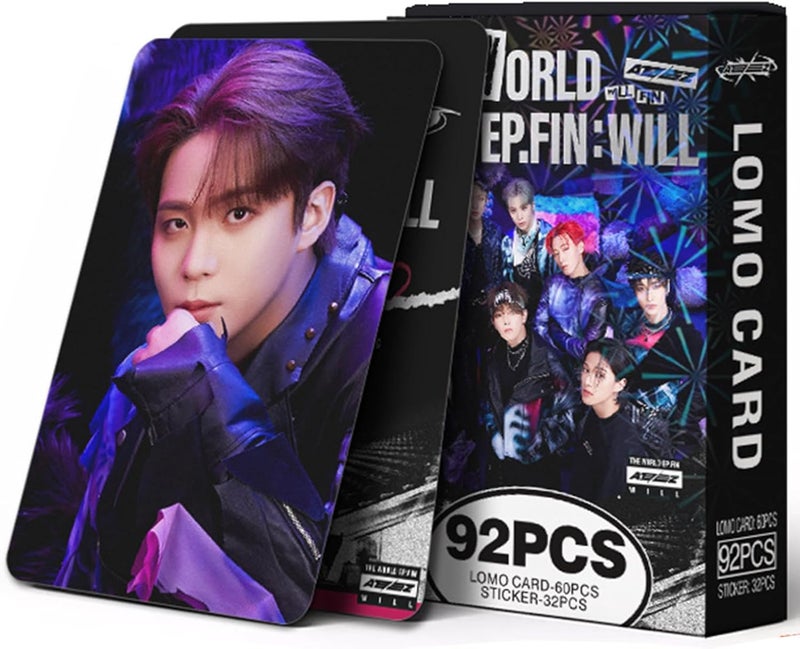 KPOPBP ألبوم KPOP THE WORLD EP.FIN: بطاقات صور WILL هدايا كيبوب للمعجبين مجموعة بطاقات ليمو - Image 1