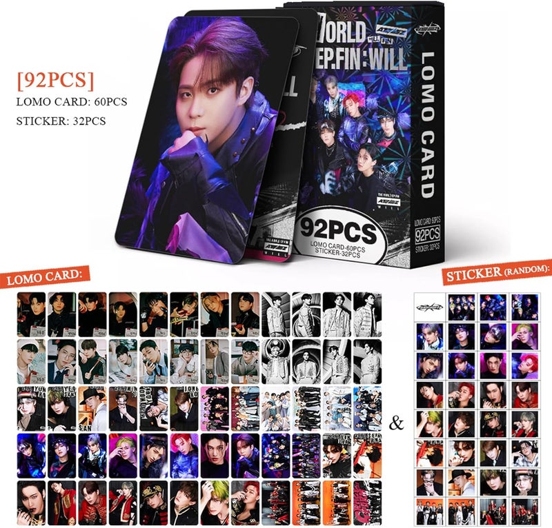 KPOPBP ألبوم KPOP THE WORLD EP.FIN: بطاقات صور WILL هدايا كيبوب للمعجبين مجموعة بطاقات ليمو - Image 2