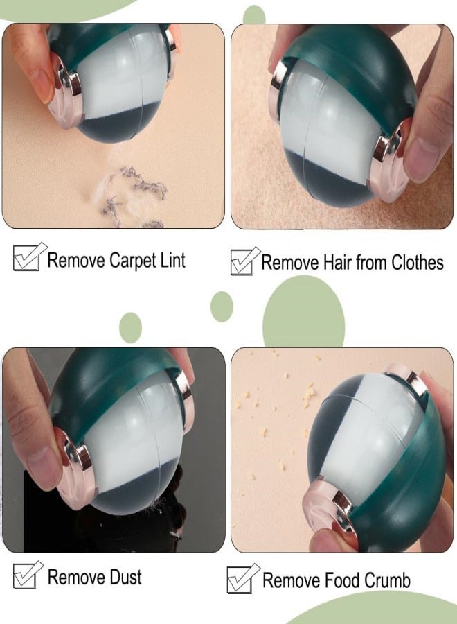 Reusable Washable Gel Lint Roller for Pet Hair Extra Sticky, Lint Roller Ball, Portable Dog&Cat Pet Hair Remover for Clothes, villus Fur and feather Laundries, Furniture,Car Seats Carpet, Travel Essential (Green Gold) - Image 2