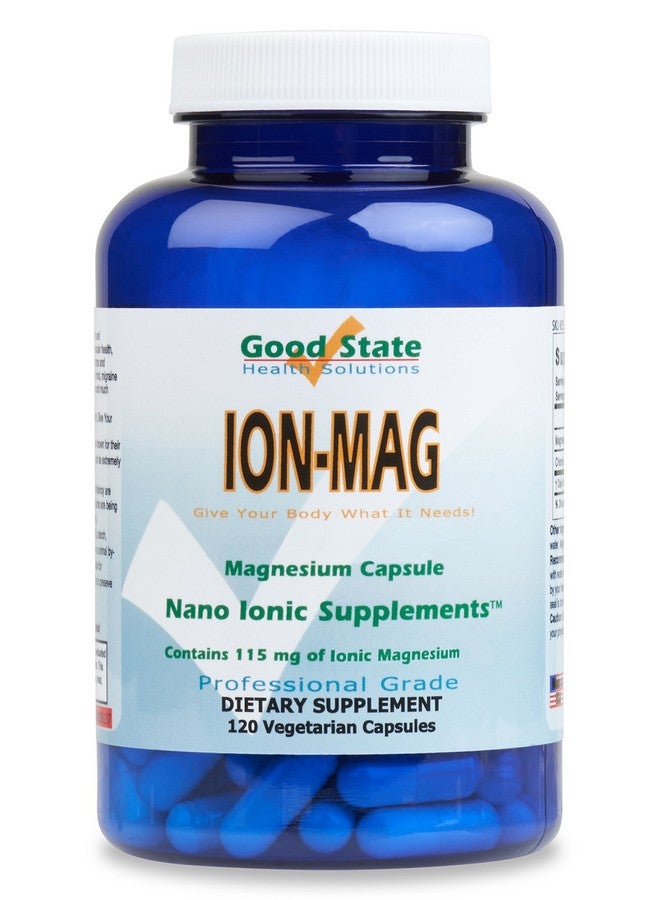 Good State ION-MAG - Ionic Magnesium Capsules - (115 mg Each Serving) (120 Veggie Capsules) - Image 2