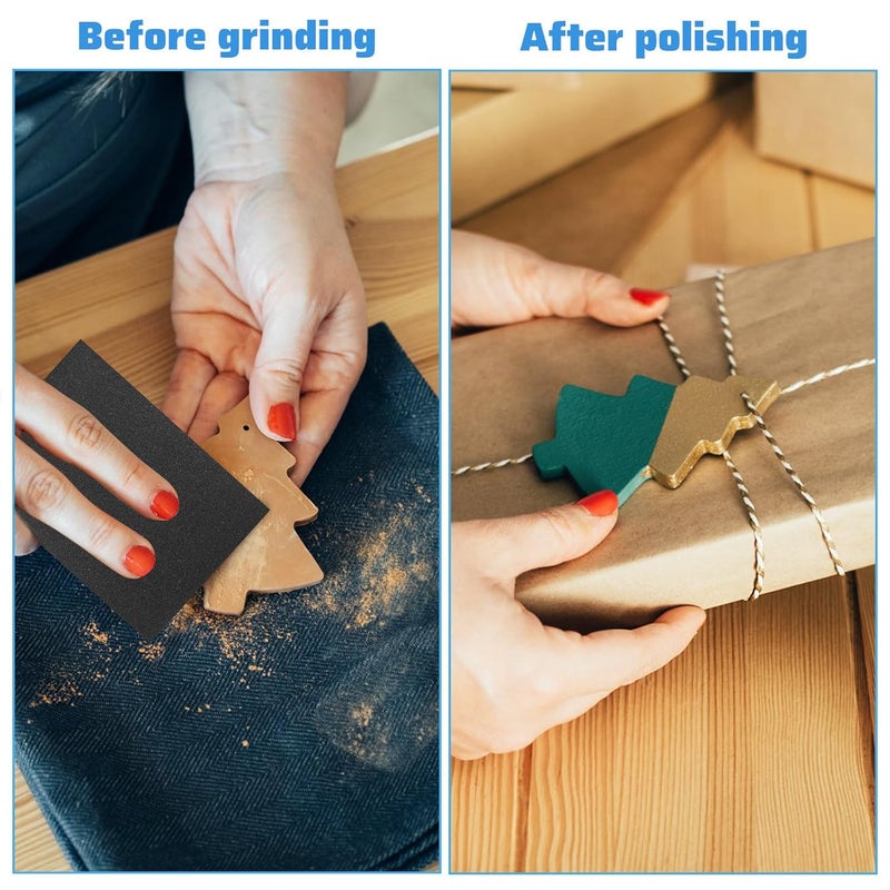 100pcs Wet Dry Sandpaper Sheets Fine Grit Assortment for Car Wood Polishing and Finishing High-Performance Abrasive Pack - Image 3