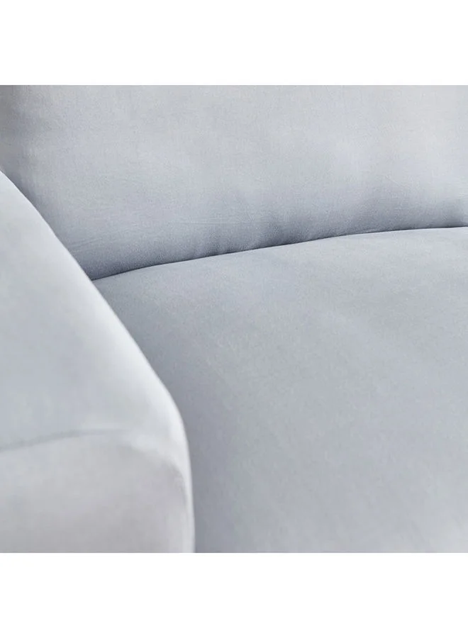 Home Box Squab Solid 2-Seater Sofa Cover 90 x 100 cm