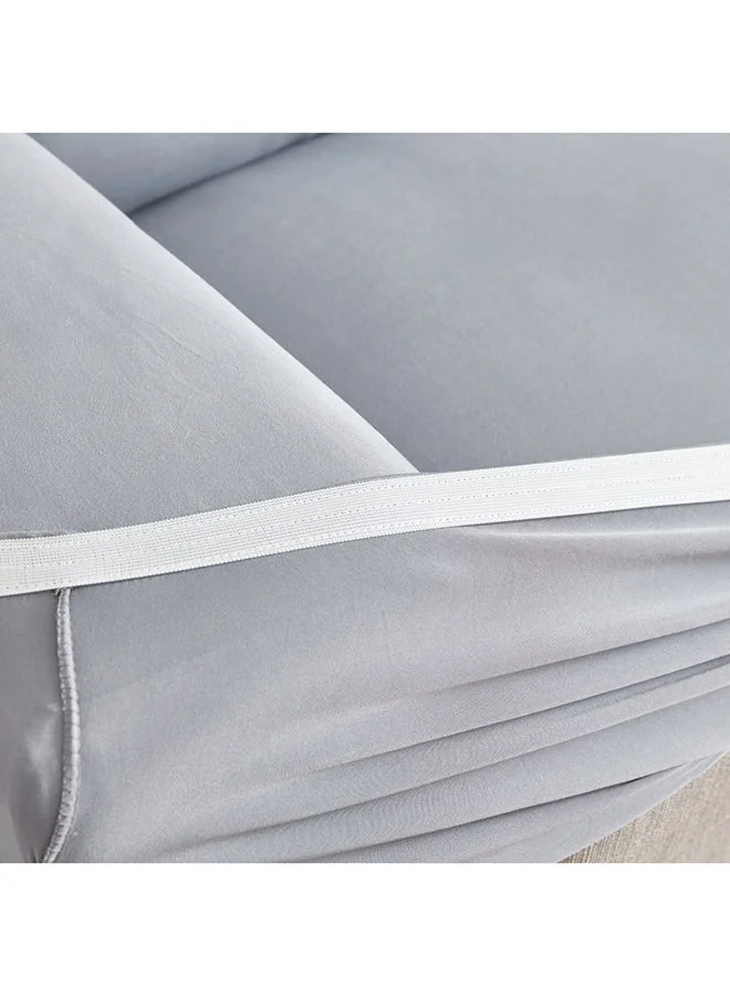 Home Box Squab Solid 2-Seater Sofa Cover 90 x 100 cm
