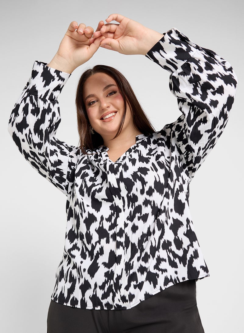 جينجر بلس قميص بطبعة حيوانات - Image 1