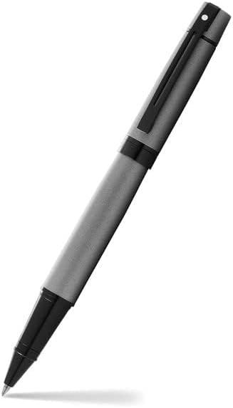 SHEAFFER قلم رولر شيفر هدية 300 بتشطيب لامع رمادي غير لامع مع حواف سوداء مصقولة مجموعات هدايا أقلام فاخرة - Image 2