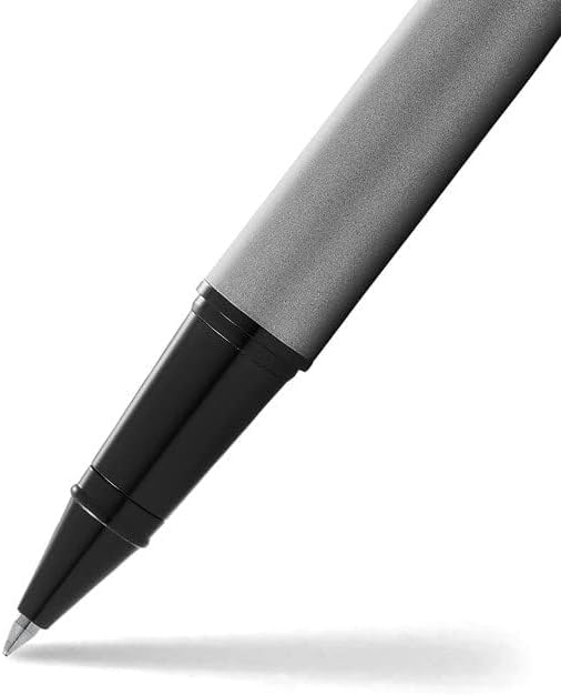 SHEAFFER قلم رولر شيفر هدية 300 بتشطيب لامع رمادي غير لامع مع حواف سوداء مصقولة مجموعات هدايا أقلام فاخرة - Image 4