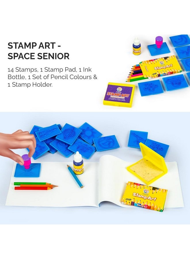 راتاناز مجموعة ختم وتلوين من Ratna's Stamp Art Space لكبار السن للأطفال من سن 4 سنوات فما فوق - Image 3