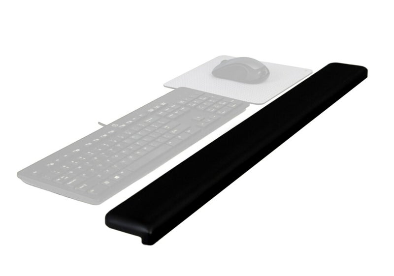 3M Gel Wrist Rest for Standing Desks, Wraps Around Edge of Desk for Comfort, Non-Slip Back Stays in Place (WR200B) - Image 1
