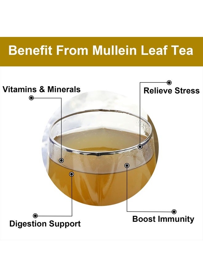 FullChea أكياس شاي أوراق الخبيز، 20 كيس شاي، 3 جرام/كيس للرئتين - غير معدلة وراثيًا - خالية من الكافيين - شاي أعشاب صحي طبيعي للتخلص من السموم ودعم الجهاز التنفسي - Image 5