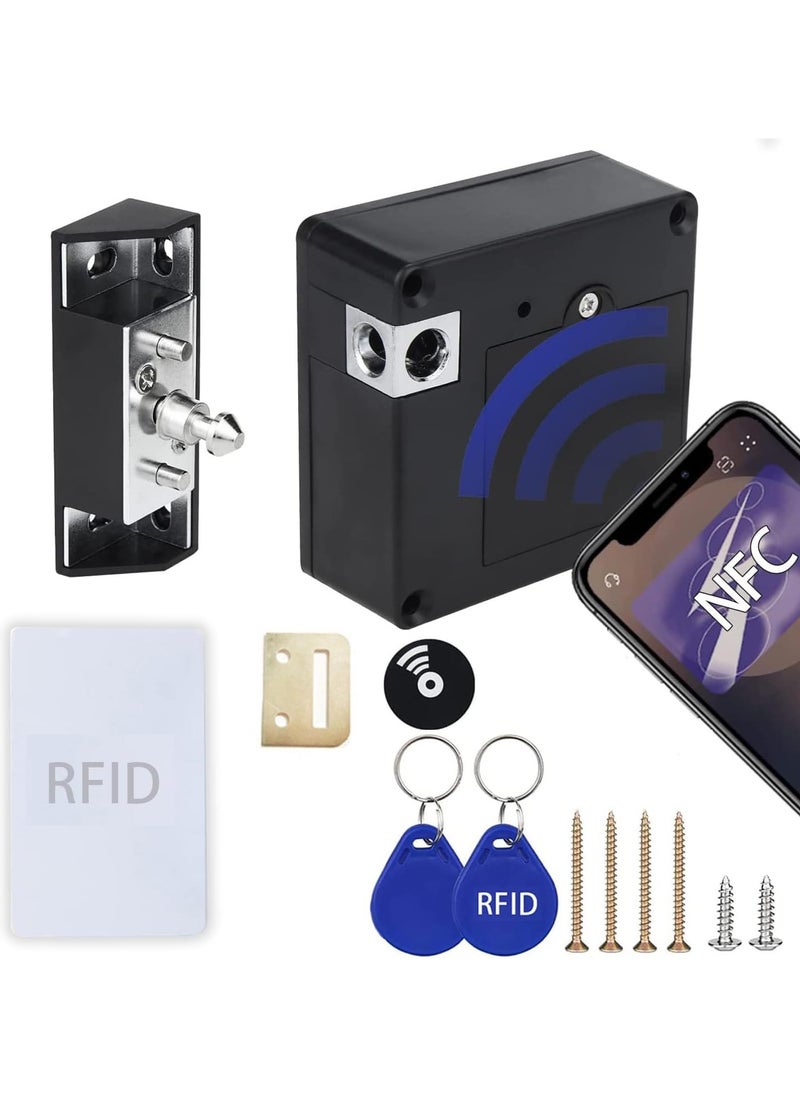 TAPIT Invisible Cabinet Lock Hidden NFC Lock DIY RFID Lock Latch for Wooden Cabinet Drawer Cabinet Pantry Secret Shelf or Concealed Panel  - Image 1