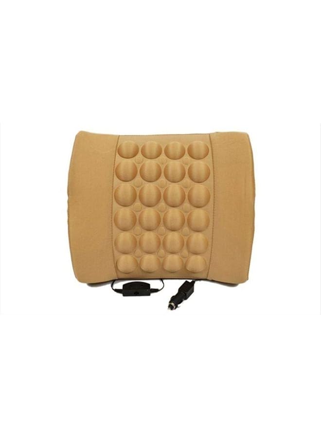 إكسيسوريز وسادة مقعد قطنية لتدليك الظهر - بيج - Image 3