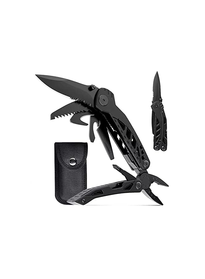 vesus Hand Tool Kit, Folding Pocket Camping equipment, Perfect 13 in1 Tool for Men & Women for Outdoor, Survival and Emergency Outdoor Tool. - Image 2
