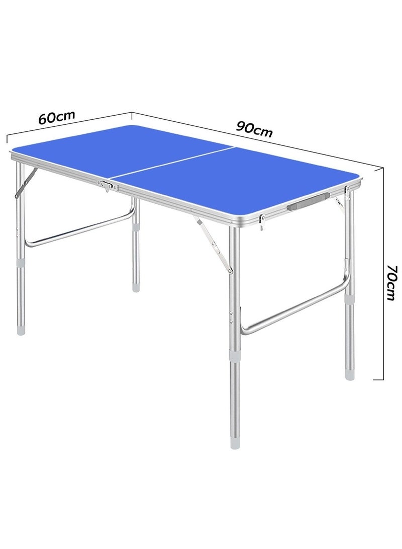 ايرس طاولة قابلة للطي مدمجة - طاولة تخييم خفيفة الوزن محمولة من الألومنيوم مع ارتفاع قابل للتعديل - طاولة قابلة للطي للاستخدام الداخلي والخارجي، والنزهات، والسفر، والشواء، والتخييم - Image 5