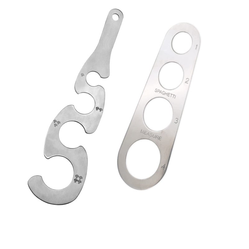 Armrouns 2Packs Spaghetti Pasta Measurer Measure Tool Stainless Steel Measurer for Pasta and Noodles PSM2