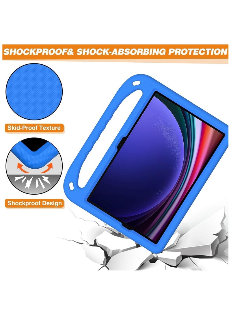 general Kids Case Compatible with Samsung Galaxy Tab S9 FE SM-X510/SM-X516 11inch,Light Weight Shock Proof Handle Stand Kids Friendly Protective Cover Case Tablet Slim Cover Shell - Image 3
