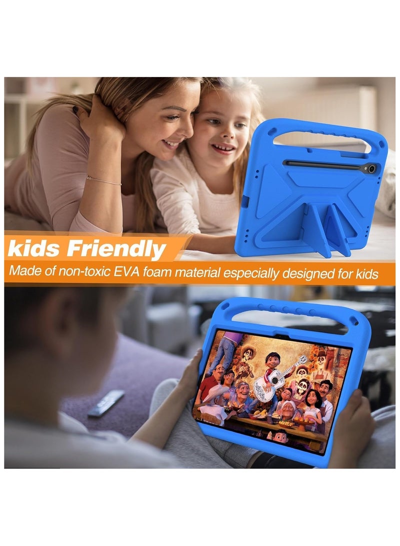 general Kids Case Compatible with Samsung Galaxy Tab S9 FE SM-X510/SM-X516 11inch,Light Weight Shock Proof Handle Stand Kids Friendly Protective Cover Case Tablet Slim Cover Shell - Image 4