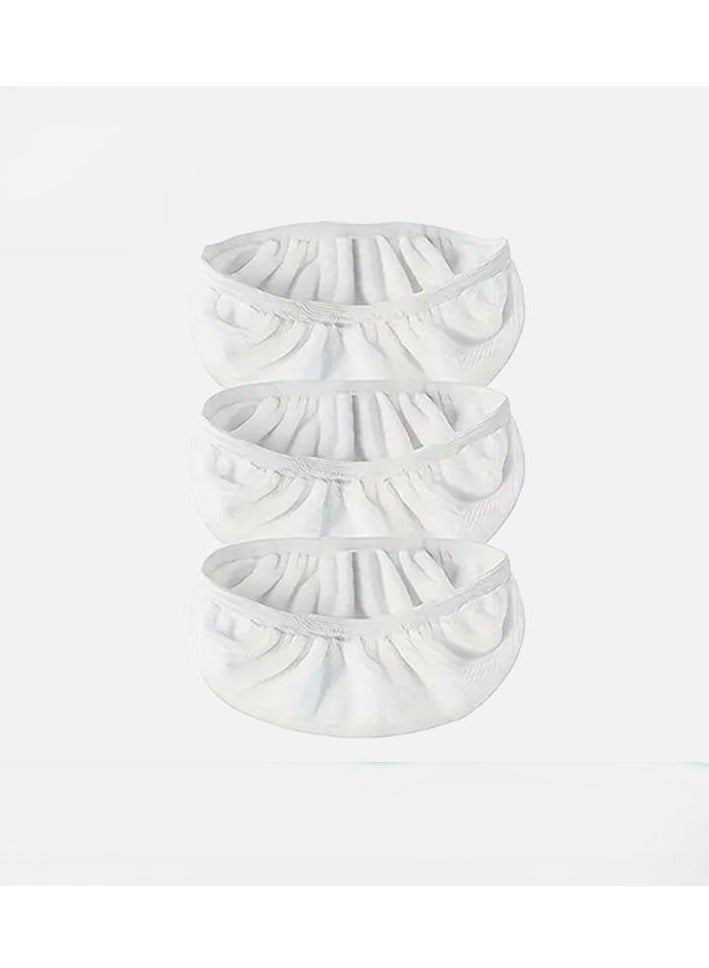 3 قطعة غطاء قابل للغسل تنظيف وسادة ، وسادة قابلة لإعادة الاستخدام ممسحة القطن ، وحماية البيئة ممسحة وسادة ، الرطب والجاف المزدوجة الغرض ، واستبدال غطاء ممسحة دائمة ، متعددة الأغراض الكلمة تنظيف وسادة ، بيضاء ( باستثناء ممسحة ) - Image 2