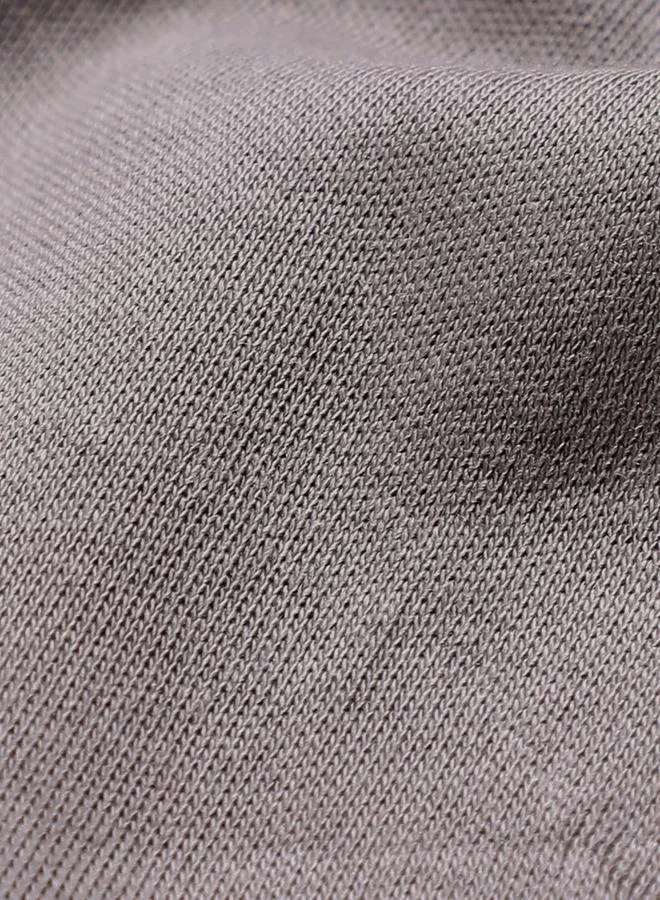 Cult Men Grey Rise Together Printed Oversized Fit T-Shirt