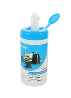 Handboss 68 pcs/lot Screen Cleaning Wipes for Computers, laptop, Phones, Monitors, Eyeglasses - Gentle Surface Cleaners  - Image 3